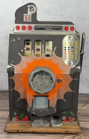 Mills Bursting Cherry 5c Jackpot Slot Machine