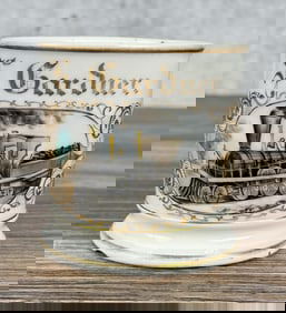 Railroad Train Engineer Occupational Shaving Mug