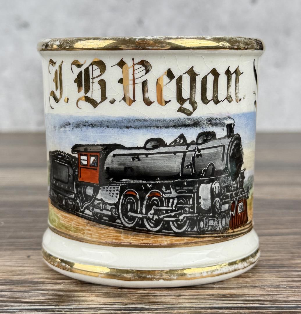 Railroad Train Engineer Occupational Shaving Mug (1 of 7)