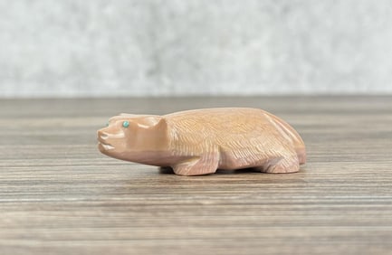 Derrick Kaamasee Zuni Carved Badger Fetish