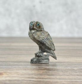 Leo Laate Zuni Carved Owl