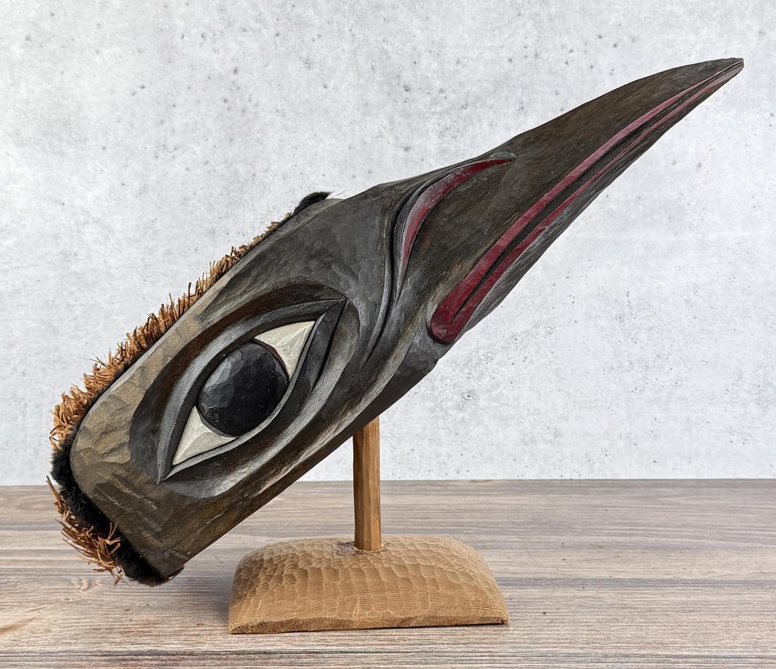 Northwest Coast Haida Indian Raven Mask (1 of 6)