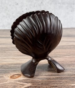 Mexican Ironwood Carving Shell Napkin Holder