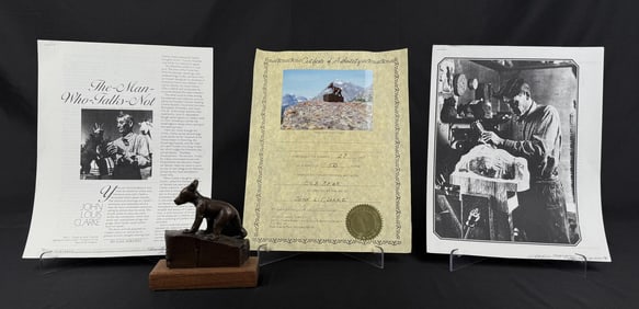 John Louis Clarke Glacier Park Montana Bronze