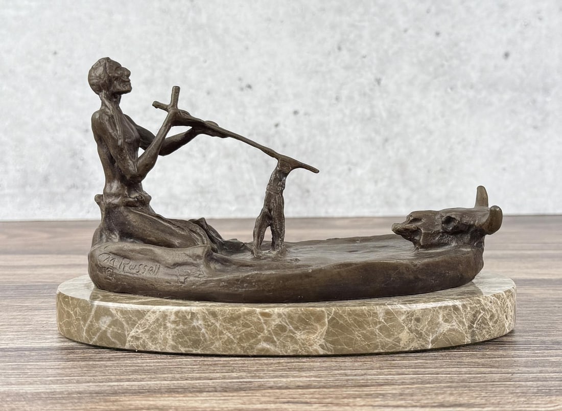 Charles M Russell Spirit of the Buffalo Bronze (1 of 4)