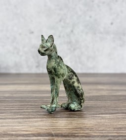 Ancient Egyptian Bronze of The Cat Goddess Bastet
