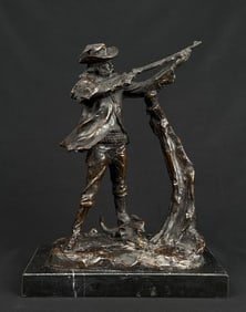 Charles M Russell Marksman Bronze