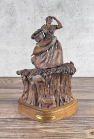 Mari Bolen Waiting for the Tillerman Bronze