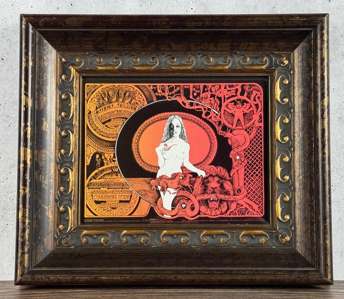 1970 Poco Commander Cody Concert Poster (1 of 5)