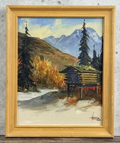 Ellen Henne Goodale Alaska Oil on Canvas Painting