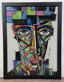 Ricardo Maya Oil on Board Painting