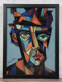 Ricardo Maya Oil on Board Painting