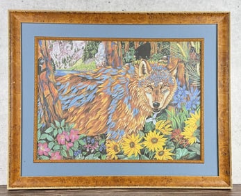 Kendahl Jan Jubb Montana Wolf Print