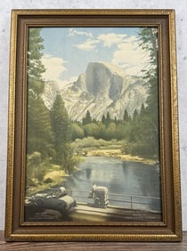 Yosemite National Park Union Pacific System Print