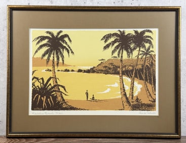 Virginia Von Phul Kapalua Maui Hawaii Serigraph