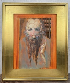 Michael Mentler Oil on Board Painting