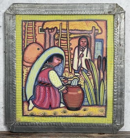 Gisella Loeffler Taos New Mexico Painting