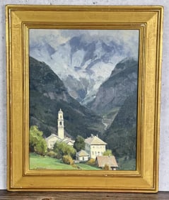 Clyde Aspevig Soglio Switzerland Painting