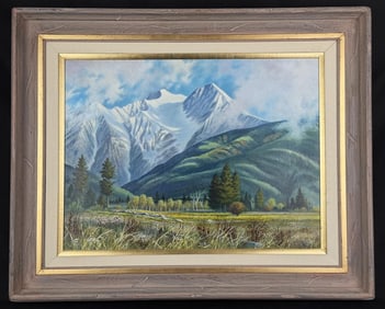 Ron Jenkins Mission Mountains Painting