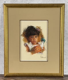 Sandra Clendennen Brittany Pastel Drawing