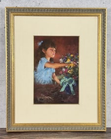 Sandra Clendennen Final Touch Pastel Drawing