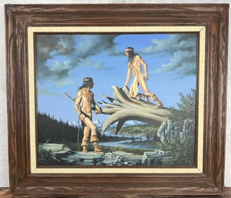 David Ewart Gathering Darkness Painting