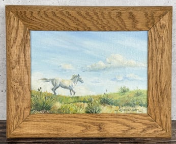 Trish Stevenson Ghost Horse Painting