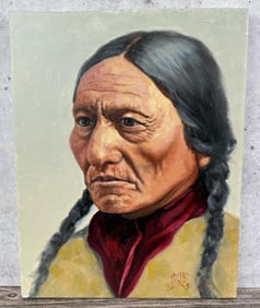 John Jones Sitting Bull Painting