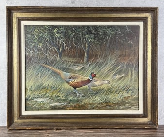 Ron Jenkins Ring Necked Pheasants Painting