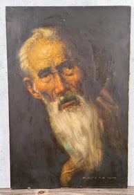 H Cheang Old Man Painting