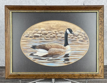Joe Thornbrugh Canada Goose Gouache Painting