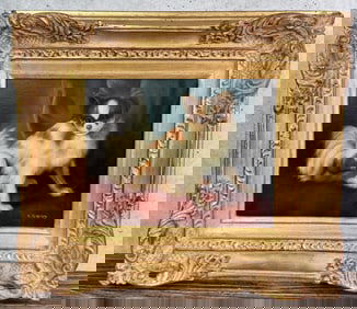 European Dog Painting