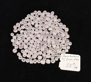 Pink Gooseberry Native American Indian Trade Beads