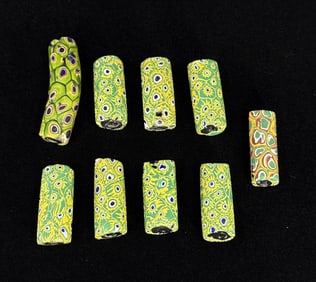 Millefiori Native American Indian Trade Beads