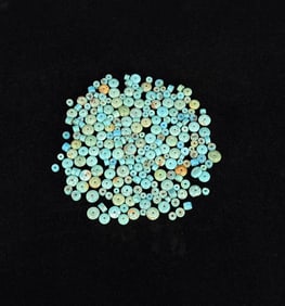 Pueblo Turquoise Rolled Beads