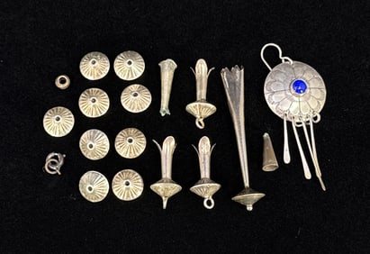 Assorted Sterling Navajo Jewelry Findings