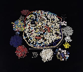 Large Group of Assorted Indian Trade Beads