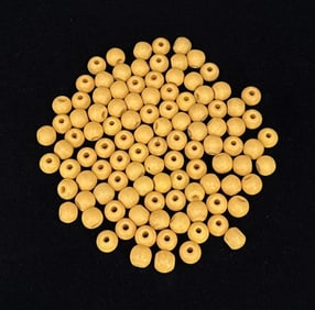 Group of Yellow Pony Indian Trade Beads