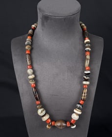 Indo African Yemen Banded Agate Trade Beads
