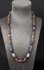 Venetian Native American Indian Trade Beads Skunk