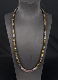 Native American Indian Trade Beads Yellow Jacket