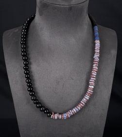 Black Padre Native American Indian Trade Beads