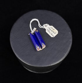 Faceted Chevron Indian Trade Beads