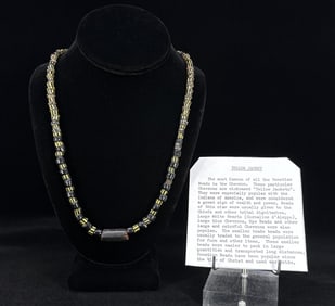 Native American Indian Trade Beads Yellow Jacket