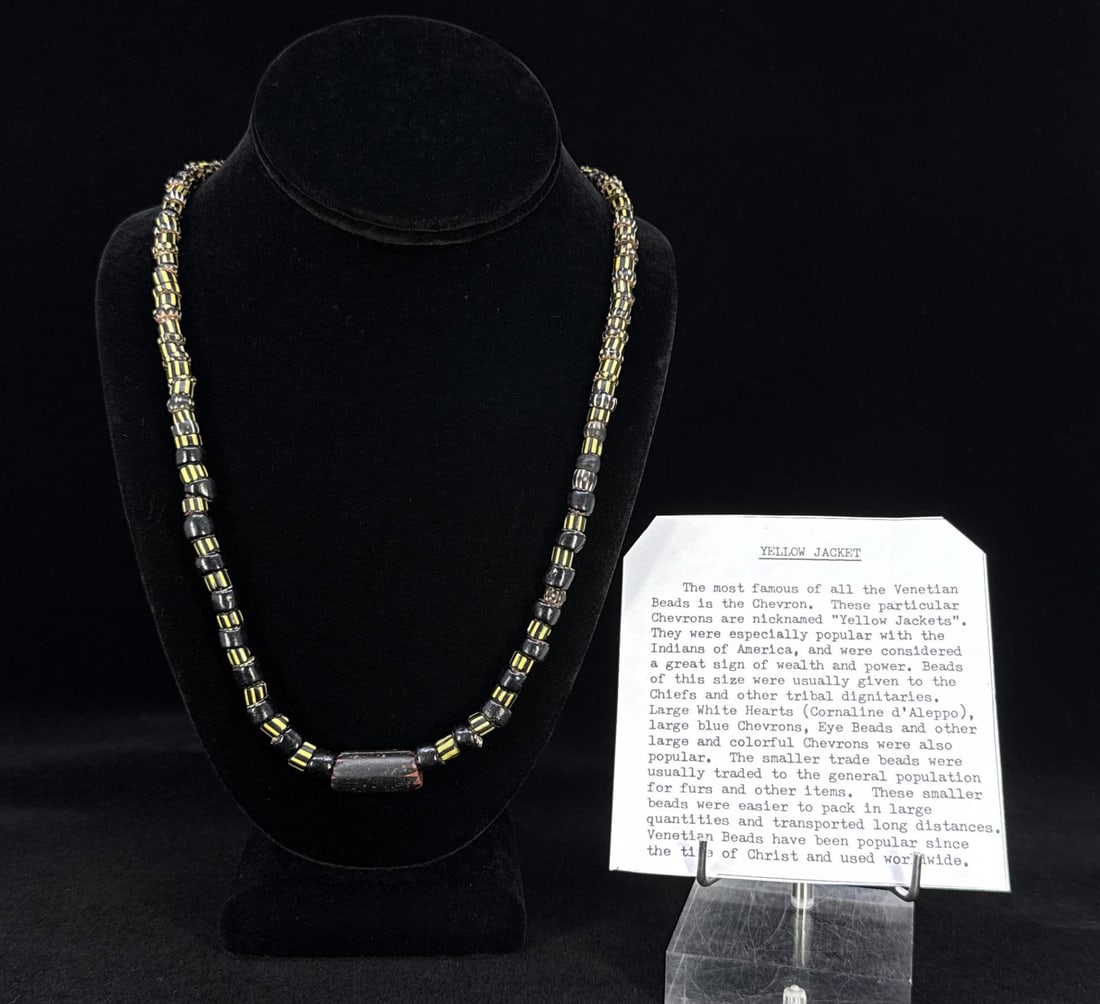 Native American Indian Trade Beads Yellow Jacket (1 of 6)