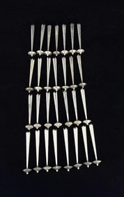 Navajo Sterling Silver Bolo Tie Tips