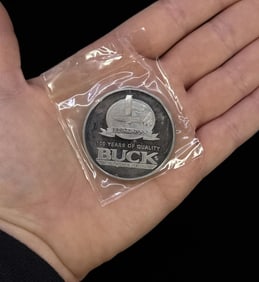 2002 Buck Knives Commemorative Silver Coin
