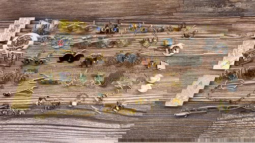 Collection of Assorted Cufflinks Tie Bars