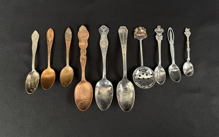 Collection of Souvenir Spoons