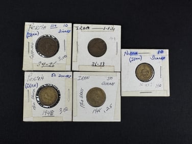 Persia Iran Iraq Coin Collection